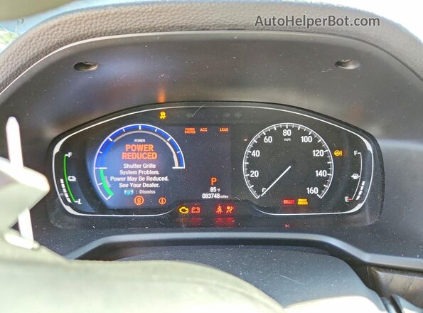 1HGCV3F43LA006448 2020 HONDA ACCORD Silver Instrument cluster view