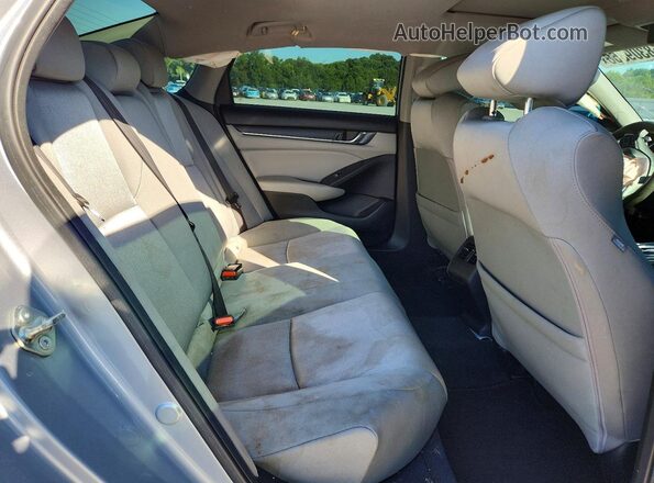 1HGCV3F43LA006448 2020 HONDA ACCORD Silver Rear seats view