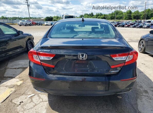 1HGCV3F44JA012059 2018 HONDA ACCORD Черный Вид сзади
