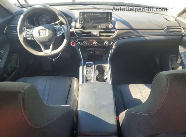 1HGCV3F44JA012059 2018 HONDA ACCORD Черный Вид панели приборов