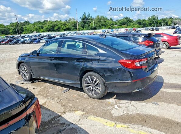 1HGCV3F44JA012059 2018 HONDA ACCORD Черный Задняя левая четверть