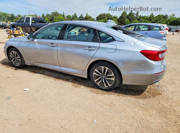 1HGCV3F45KA002982 2019 HONDA ACCORD Silver Trasero izquierdo