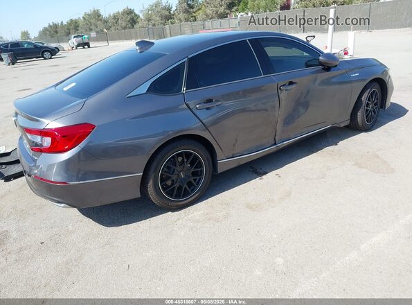 1HGCV3F45KA016462 2019 HONDA ACCORD Gray Задня права чверть