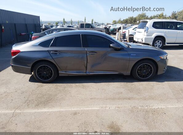 1HGCV3F45KA016462 2019 HONDA ACCORD Gray Вид задньої частини салону