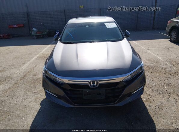 1HGCV3F45KA016462 2019 HONDA ACCORD Gray Вид щитка приладів