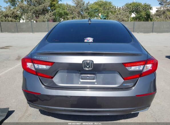 1HGCV3F45KA016462 2019 HONDA ACCORD Gray 
