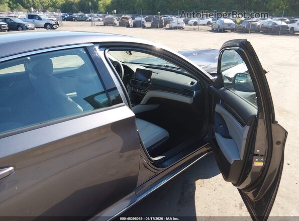 1HGCV3F46KA022366 2019 HONDA ACCORD Gray წინა სალონის ხედი
