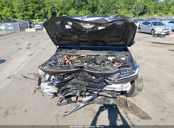 1HGCV3F46KA022366 2019 HONDA ACCORD Gray უკანა ხედი