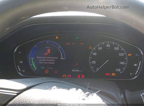1HGCV3F46KA022366 2019 HONDA ACCORD Gray უკანა სავარძლების ხედი