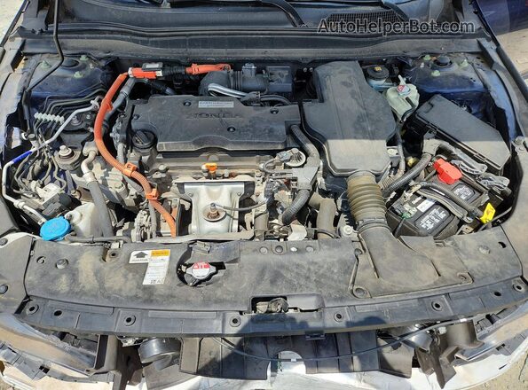 1HGCV3F48JA004563 2018 HONDA ACCORD Blue Widok wnętrza z tyłu