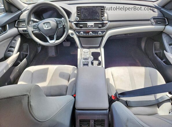 1HGCV3F48JA004563 2018 HONDA ACCORD Blue Widok deski rozdzielczej