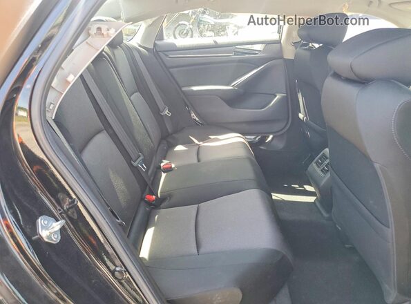 1HGCV3F49LA017759 2020 HONDA ACCORD Black Rear seats view