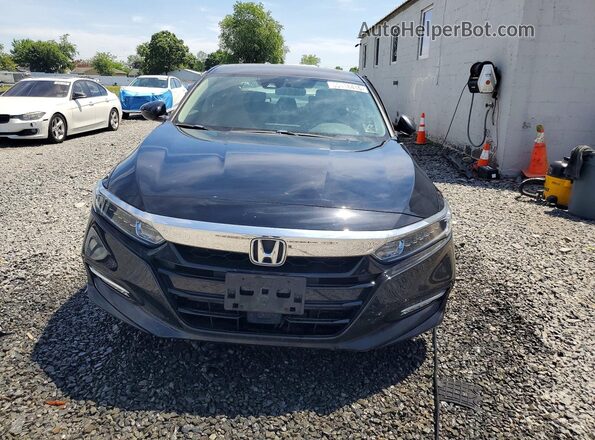 1HGCV3F49LA017759 2020 HONDA ACCORD Black Front view