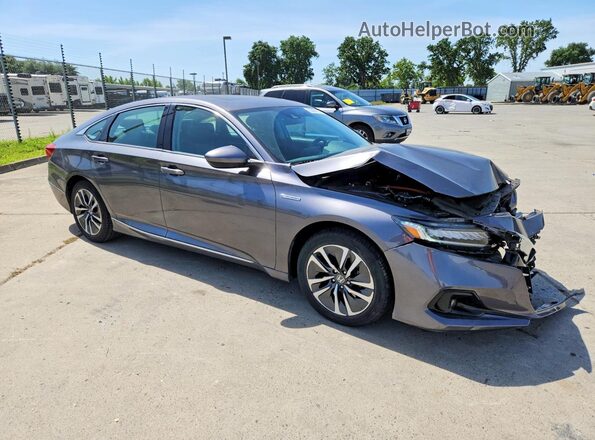 1HGCV3F4XMA005086 2021 HONDA ACCORD Серый 