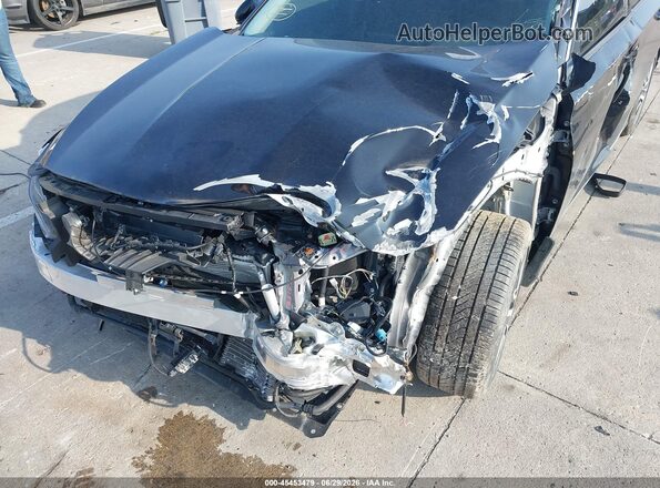1HGCV3F50KA010285 2019 HONDA ACCORD Black Front view