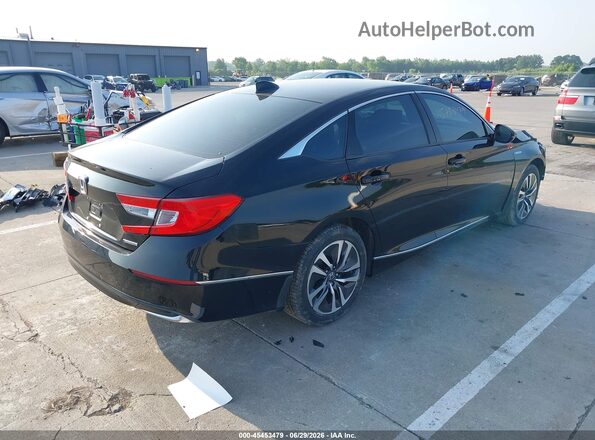 1HGCV3F50KA010285 2019 HONDA ACCORD Black Rear right