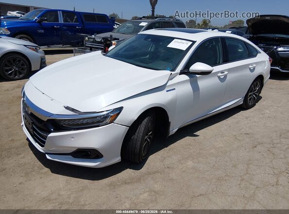 1HGCV3F50NA005026 2022 HONDA ACCORD White Передня ліва чверть
