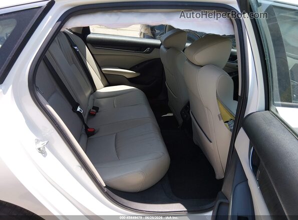 1HGCV3F50NA005026 2022 HONDA ACCORD White Вид наклейки з VIN-кодом
