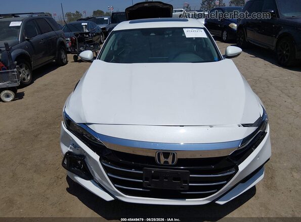 1HGCV3F50NA005026 2022 HONDA ACCORD White Вид щитка приладів