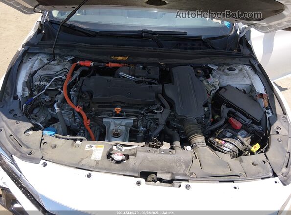 1HGCV3F50NA005026 2022 HONDA ACCORD White Вид ззаду