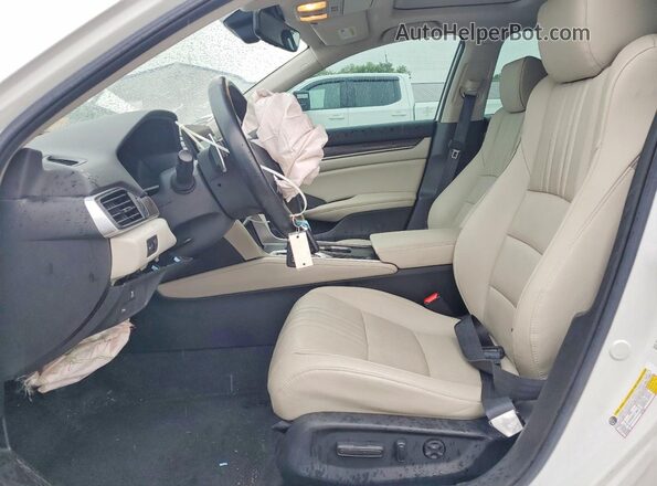 1HGCV3F51MA017653 2021 HONDA ACCORD White Вид салону спереду
