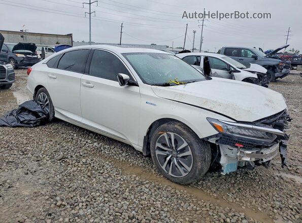 1HGCV3F51MA017653 2021 HONDA ACCORD White Передня права чверть