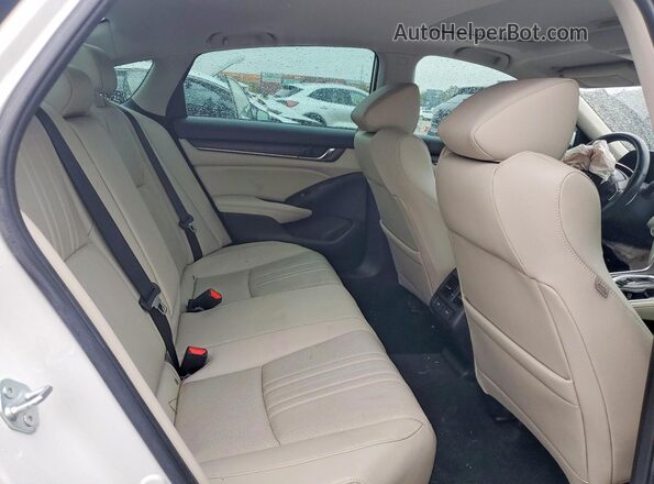 1HGCV3F51MA017653 2021 HONDA ACCORD White Вид задніх сидінь