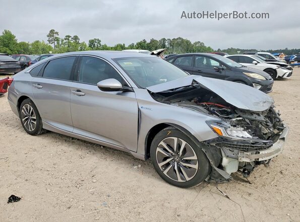 1HGCV3F52JA009279 2018 HONDA ACCORD Silver Delantero derecho
