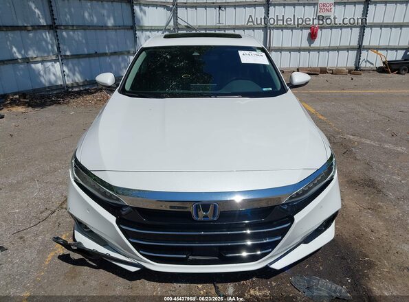 1HGCV3F53NA029630 2022 HONDA ACCORD White Instrument cluster view