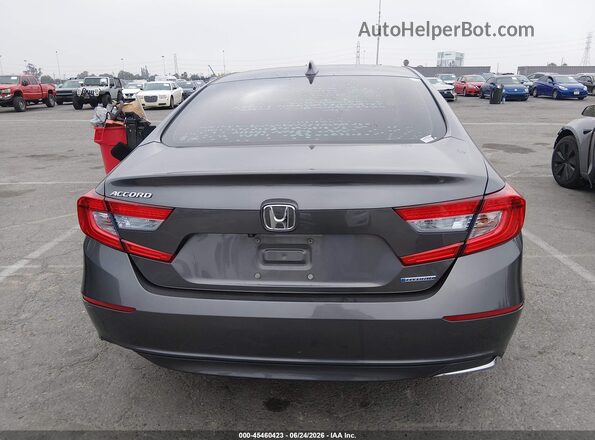1HGCV3F54KA019345 2019 HONDA ACCORD Gray 