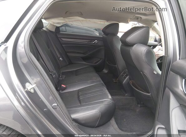1HGCV3F54KA019345 2019 HONDA ACCORD Gray VIN կոդի պիտակի տեսք
