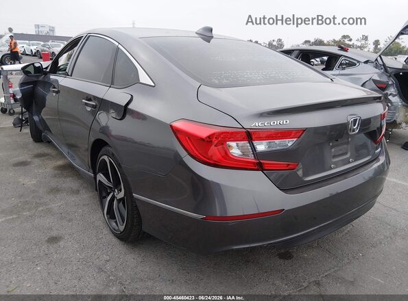 1HGCV3F54KA019345 2019 HONDA ACCORD Gray Հետևի ձախ