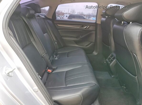 1HGCV3F54MA013628 2021 HONDA ACCORD Silver Rear seats view