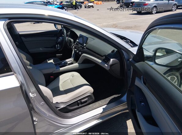 1HGCV3F55LA012440 2020 HONDA ACCORD HYBRID Silver Вид салону спереду