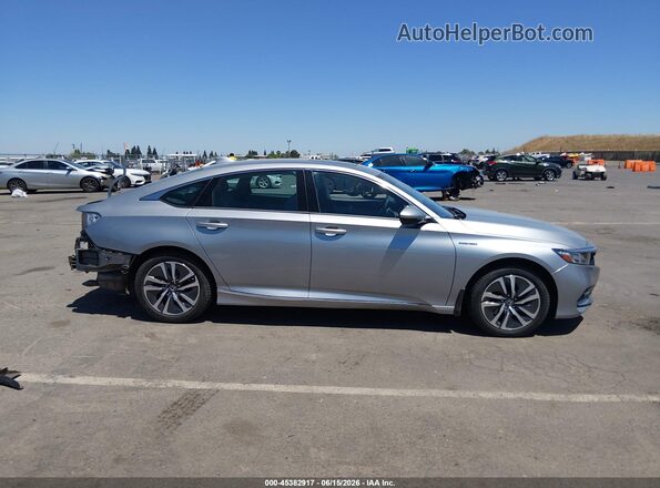 1HGCV3F55LA012440 2020 HONDA ACCORD HYBRID Silver Панорамний вид салону 360°