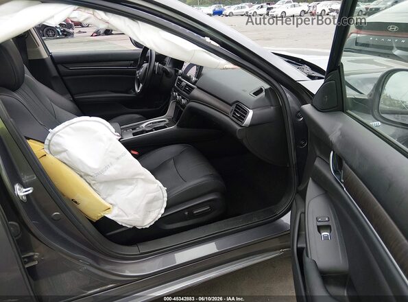 1HGCV3F55MA004243 2021 HONDA ACCORD Gray Vista interior delantera