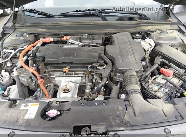 1HGCV3F55MA004243 2021 HONDA ACCORD Gray Vista trasera