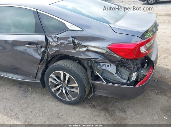 1HGCV3F55NA003966 2022 HONDA ACCORD Gray წინა ხედი