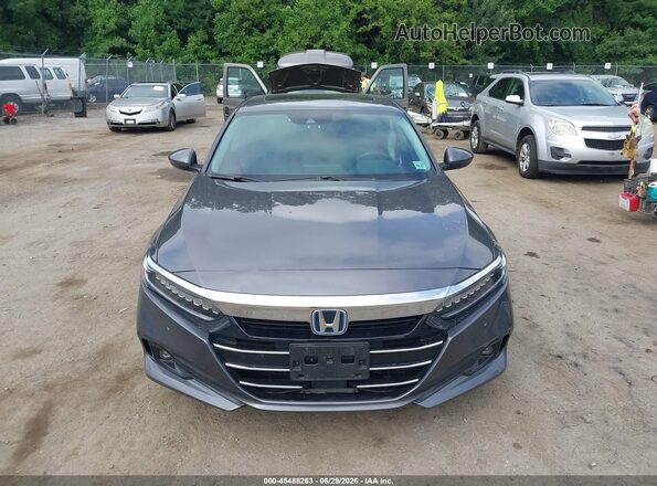 1HGCV3F55NA003966 2022 HONDA ACCORD Gray ხელსაწყოთა პანელის ხედი