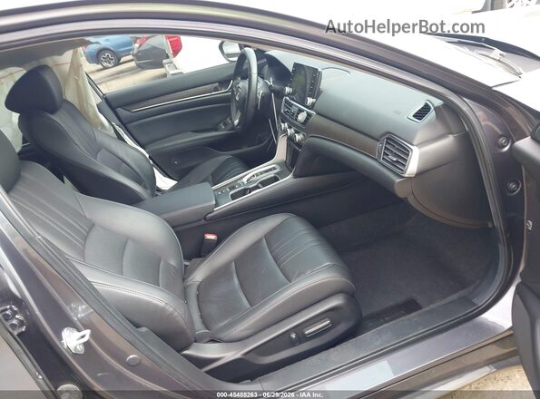 1HGCV3F55NA003966 2022 HONDA ACCORD Gray წინა სალონის ხედი