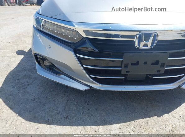 1HGCV3F55NA021383 2022 HONDA ACCORD Gray Widok z przodu