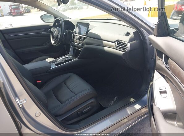 1HGCV3F55NA021383 2022 HONDA ACCORD Gray Widok wnętrza z przodu