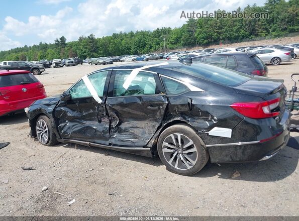 1HGCV3F56MA012447 2021 HONDA ACCORD Black Tył lewy