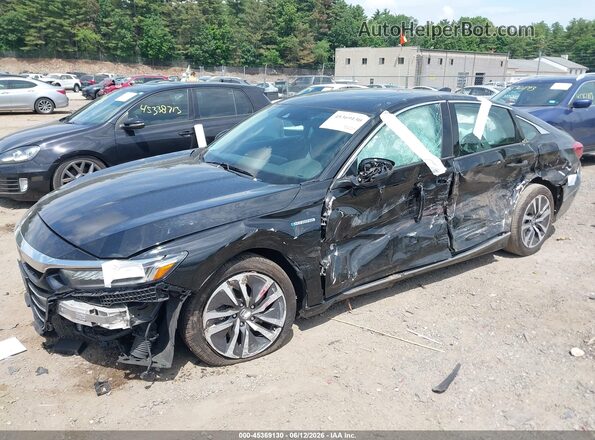 1HGCV3F56MA012447 2021 HONDA ACCORD Black Przód lewy