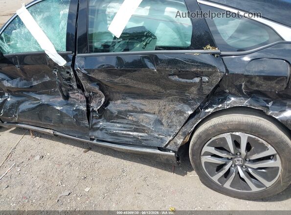 1HGCV3F56MA012447 2021 HONDA ACCORD Black Widok z przodu