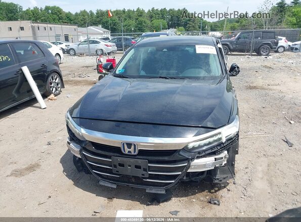 1HGCV3F56MA012447 2021 HONDA ACCORD Black Widok zestawu wskaźników