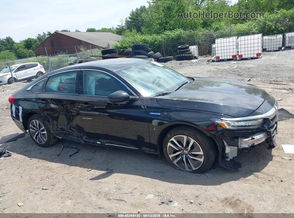 1HGCV3F56MA012447 2021 HONDA ACCORD Black Widok wnętrza z tyłu