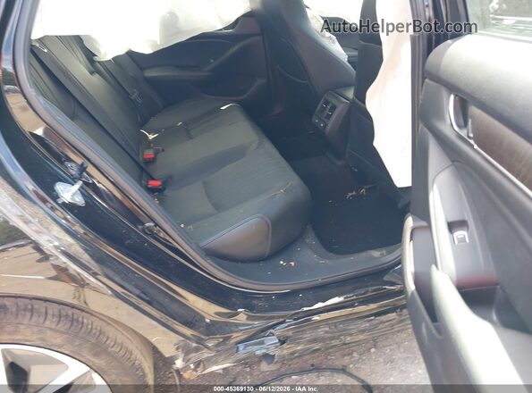 1HGCV3F56MA012447 2021 HONDA ACCORD Black Widok naklejki z numerem VIN