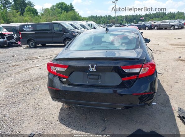 1HGCV3F56MA012447 2021 HONDA ACCORD Black 