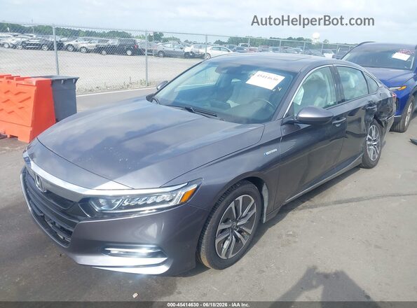 1HGCV3F57JA002814 2018 HONDA ACCORD Gray Przód lewy